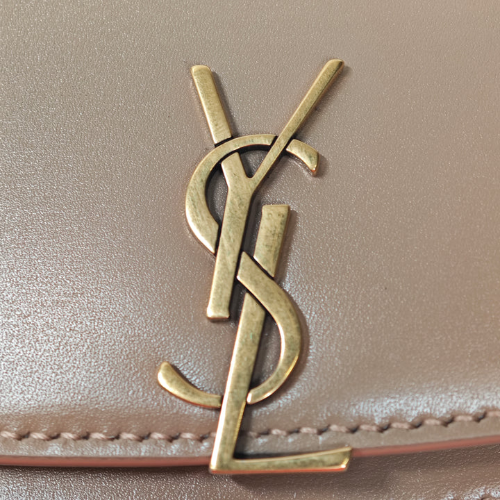 Saint Laurent Mini Box Cuir de veau Monogram Voltaire sac à anse supérieure