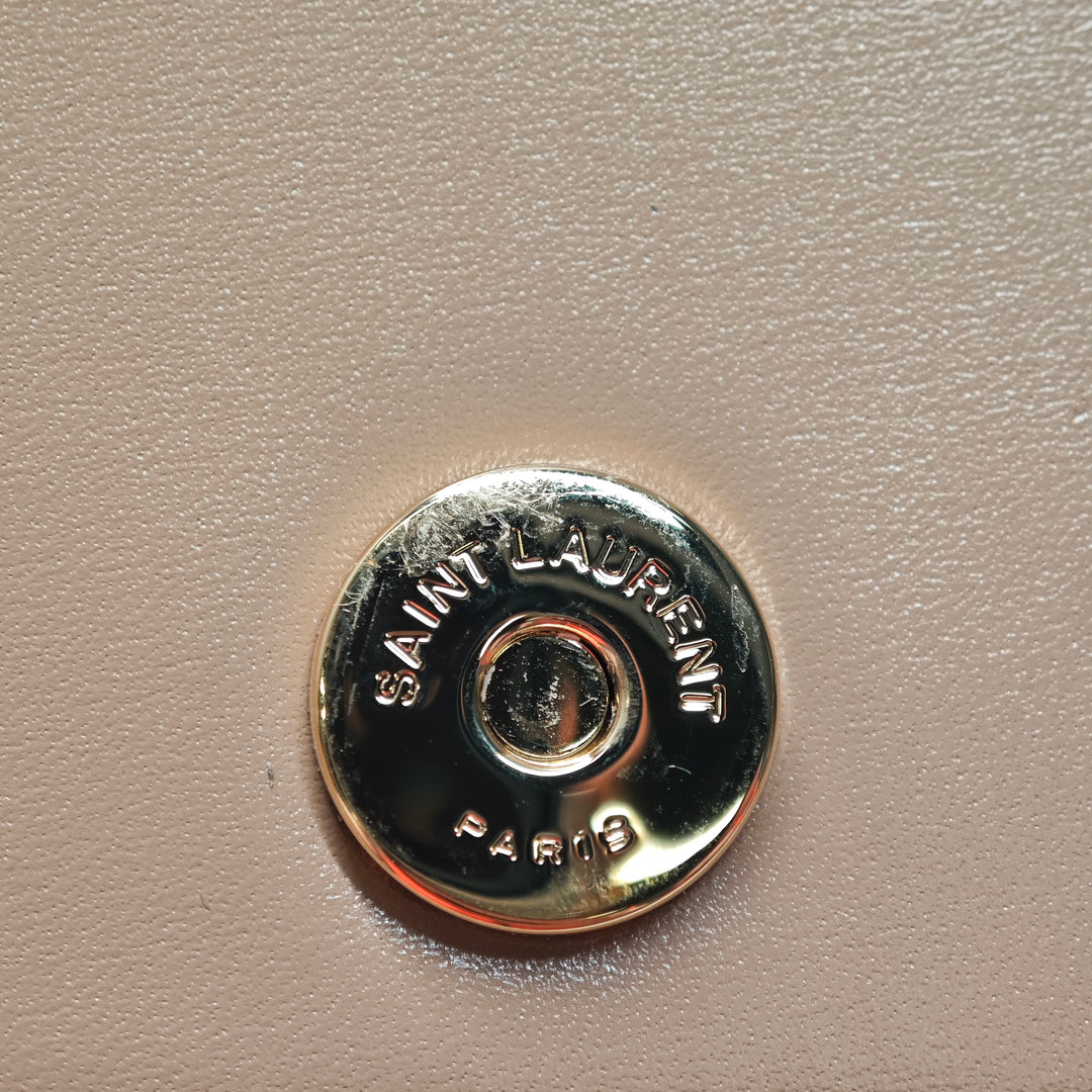 Saint Laurent Mini Box Cuir de veau Monogram Voltaire sac à anse supérieure