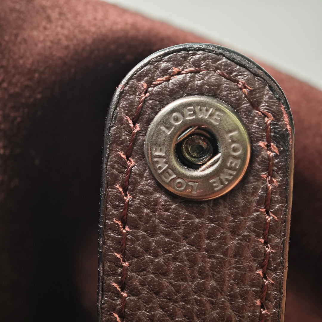 LOEWE Cuir Anagram à rabat Sac porté croisé