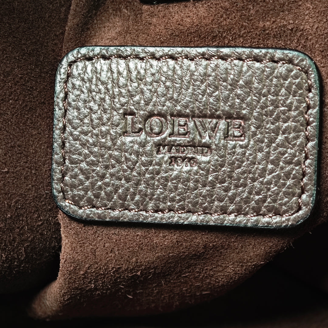 LOEWE Cuir Anagram à rabat Sac porté croisé