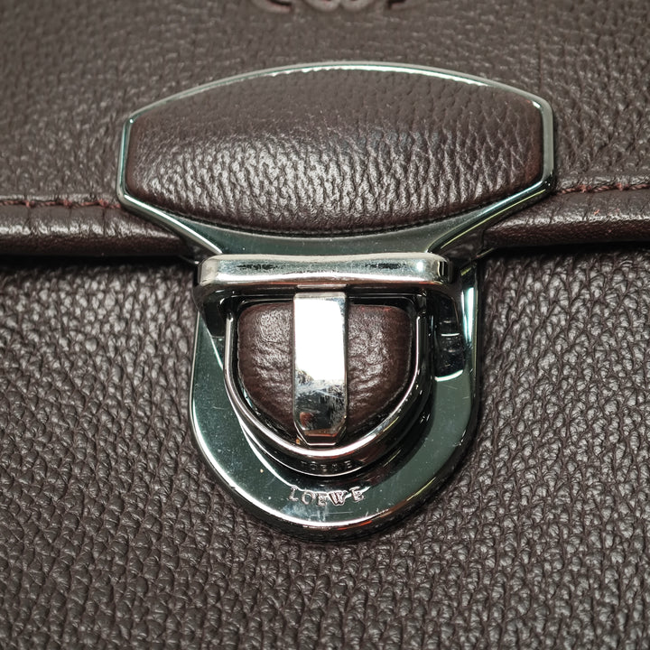 LOEWE Cuir Anagram à rabat Sac porté croisé