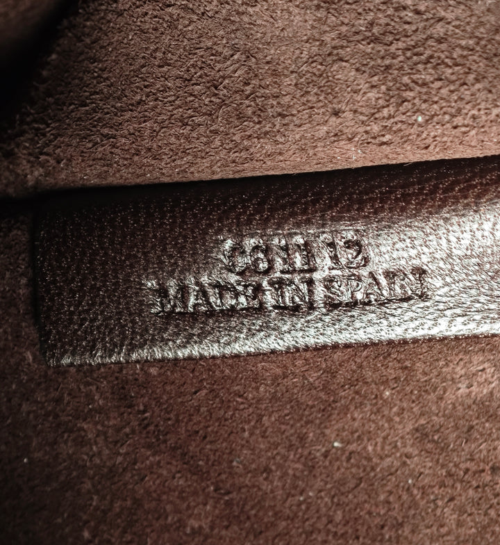 LOEWE Cuir Anagram à rabat Sac porté croisé