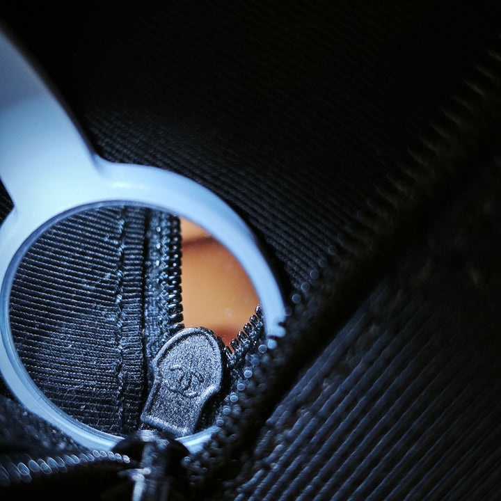 Chanel CC Matelassé Cuir d’agneau et Grosgrain So à rabat