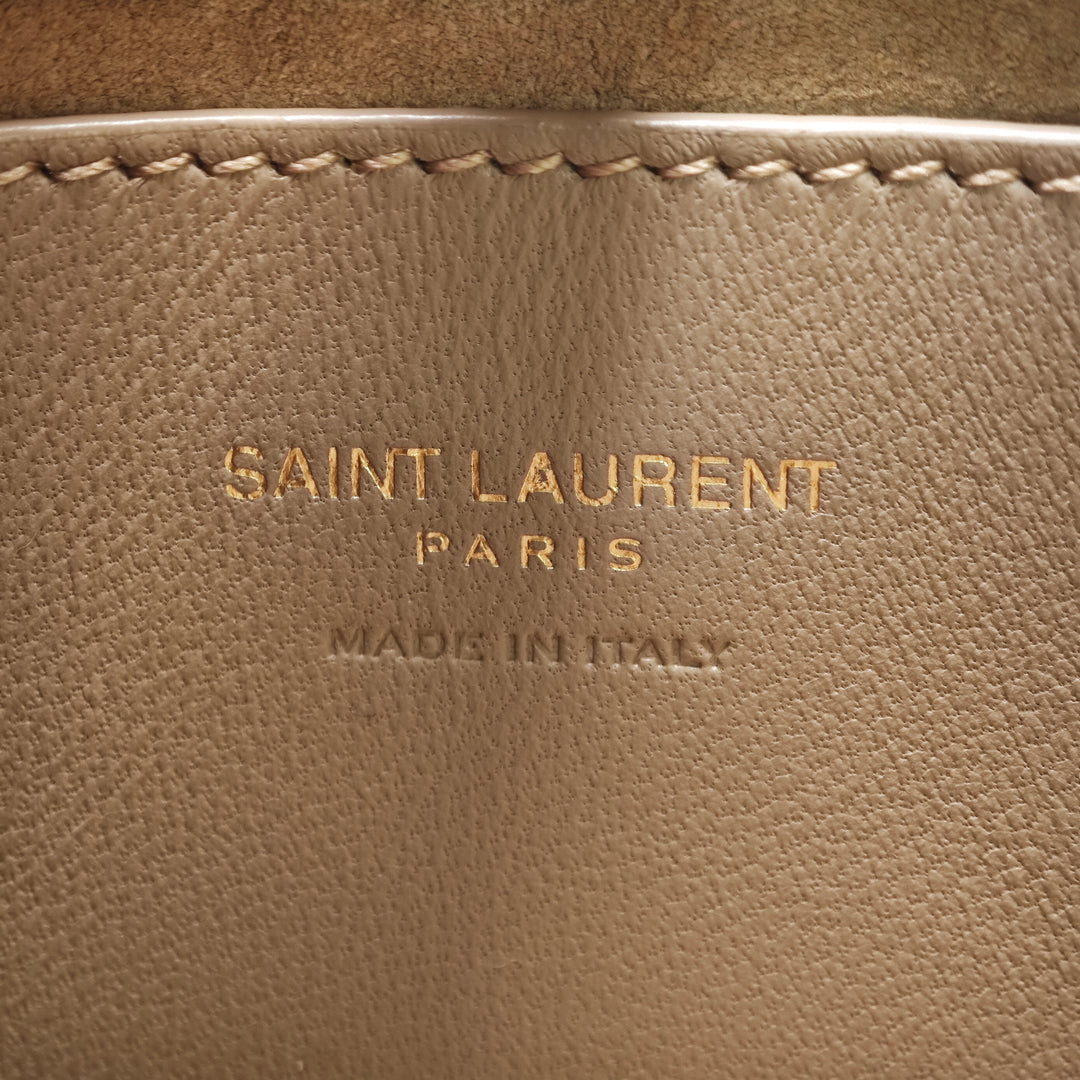 Saint Laurent Mini Smooth Cuir de veau Le 5 a 7