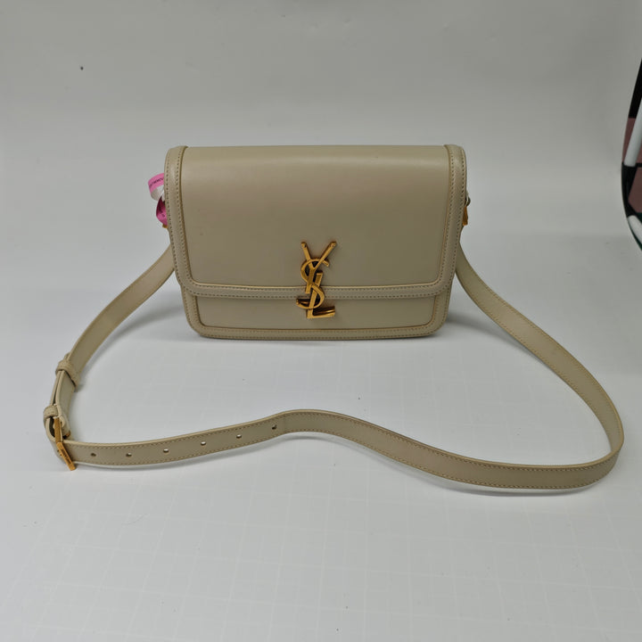 Saint Laurent Medium Smooth Cuir de veau Solferino Sac In Boîte