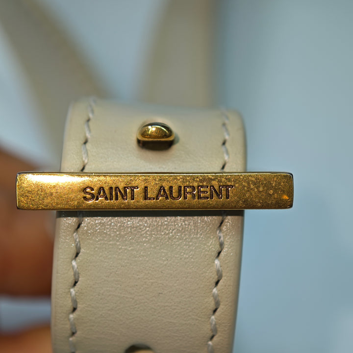 Saint Laurent Medium Smooth Cuir de veau Solferino Sac In Boîte