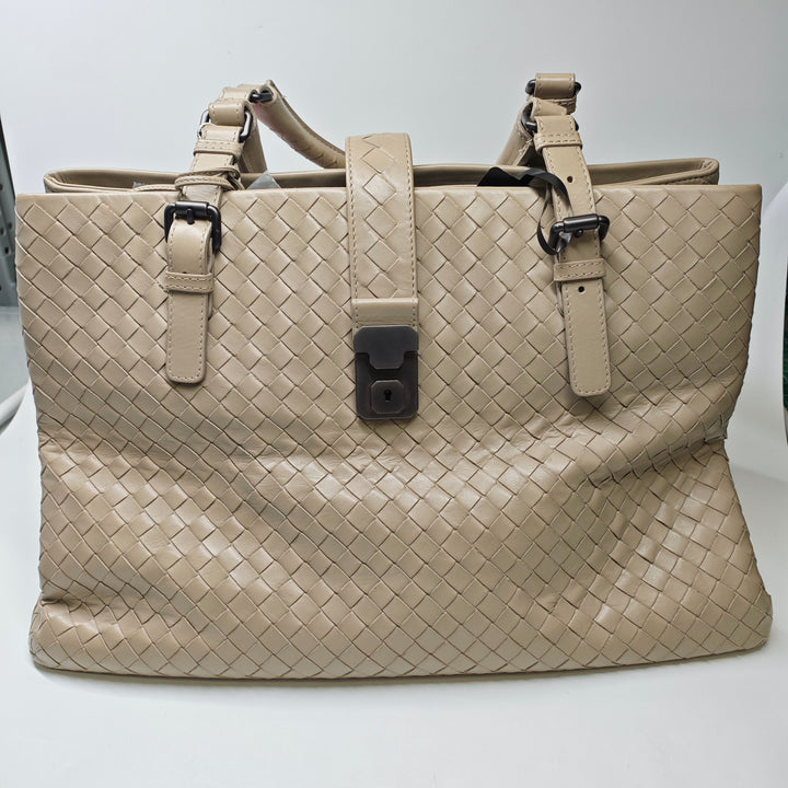 Bottega Veneta Medium Nappa Intrecciato Roma Cabas