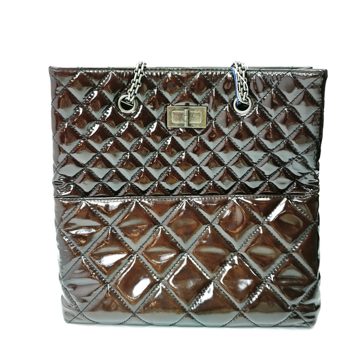 Chanel Matelassé Cuir verni Reissue 2.55 Cabas