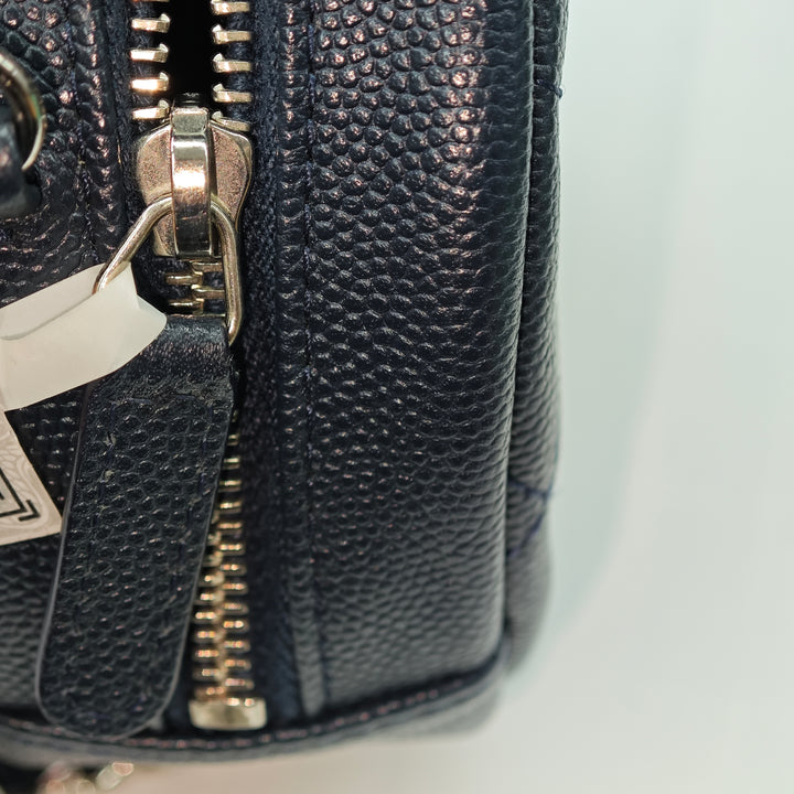 Chanel CC Matelassé Caviar Rond Sac porté croisé