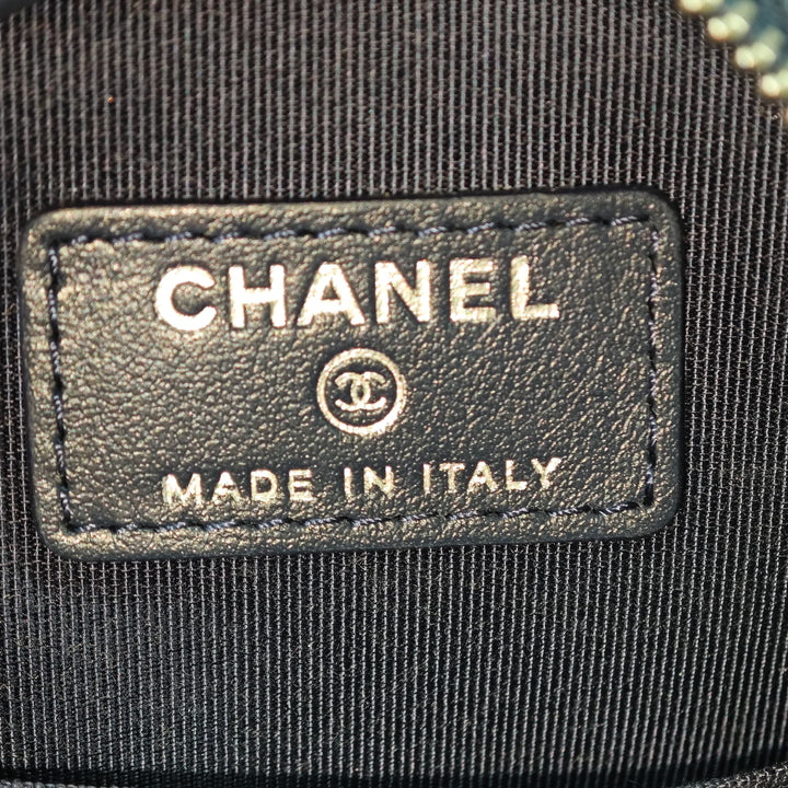 Chanel CC Matelassé Caviar Rond Sac porté croisé
