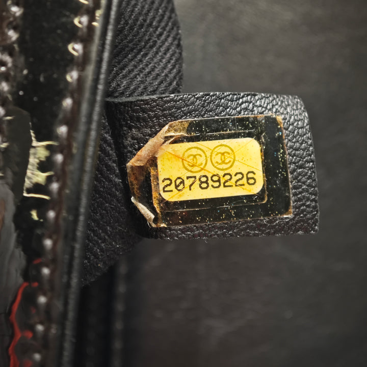 Chanel Medium Cuir verni Coco Shine à rabat