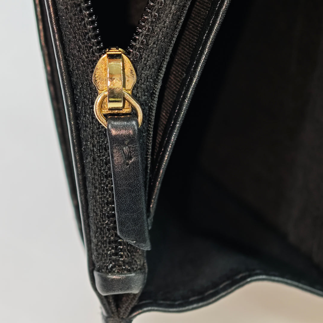 Chanel CC Matelassé Cuir d’agneau Perle Wallet on Chain