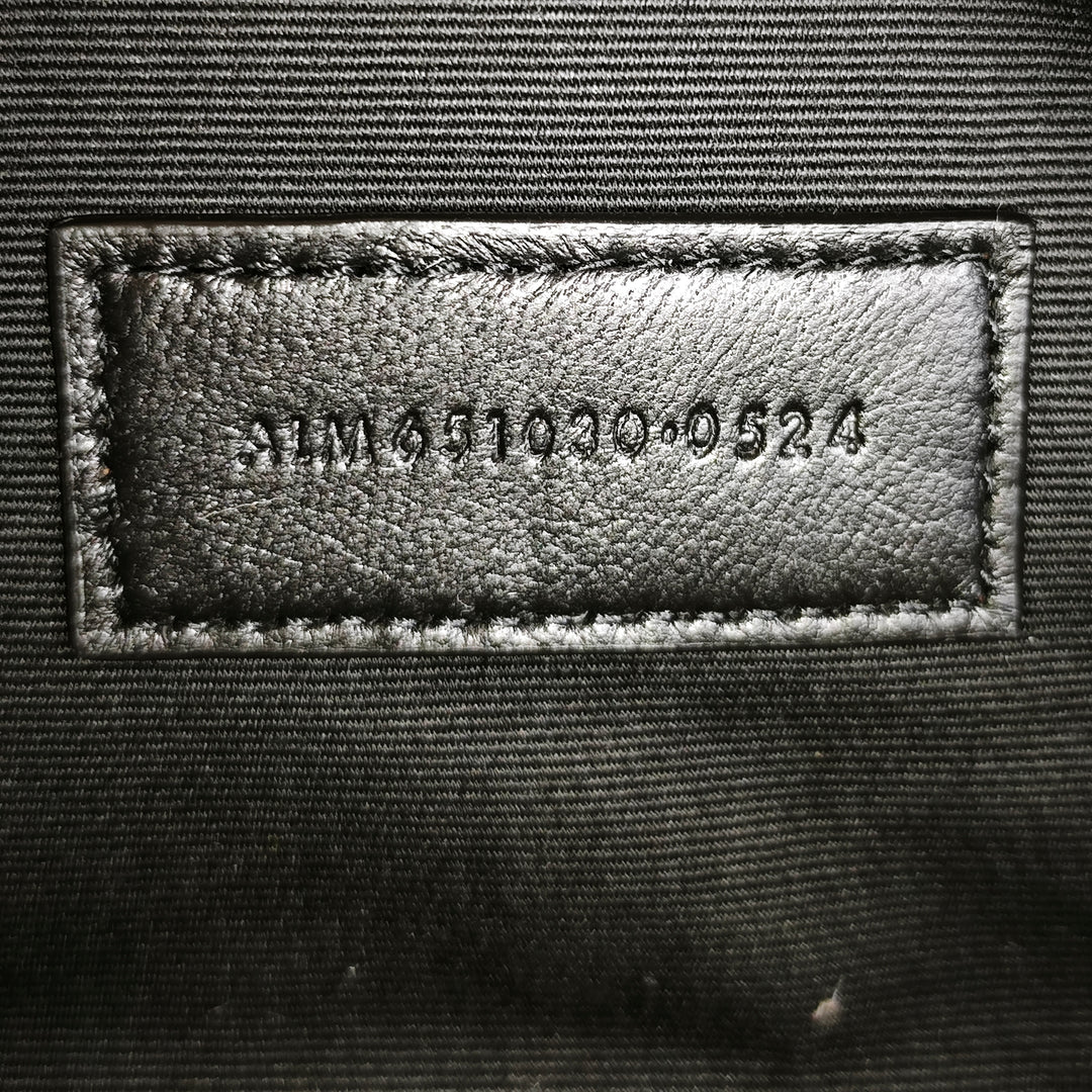 Saint Laurent Grain De Poudre Triquilt Monogram Envelope Pochette