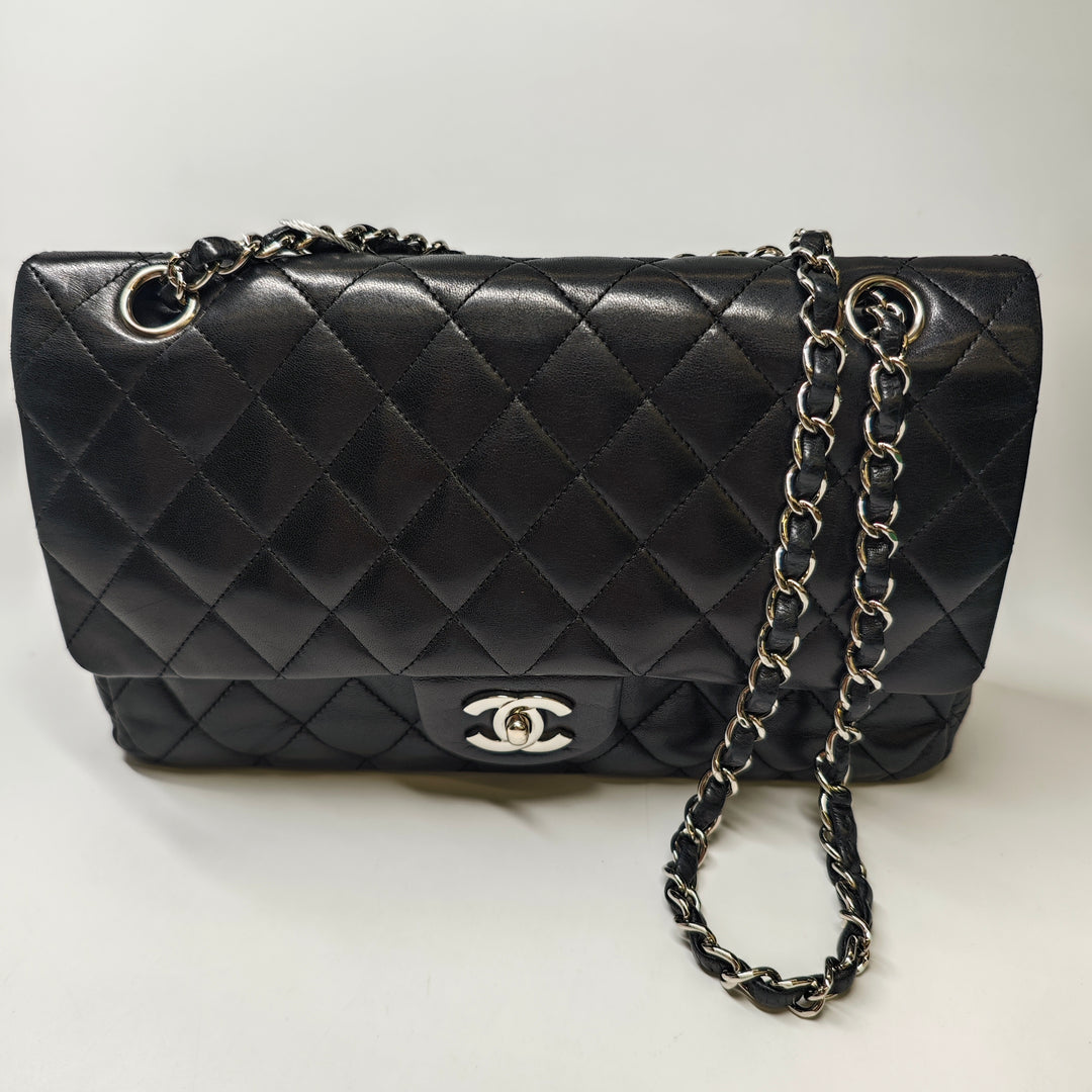 Chanel Medium Classic Cuir d’agneau Double rabat