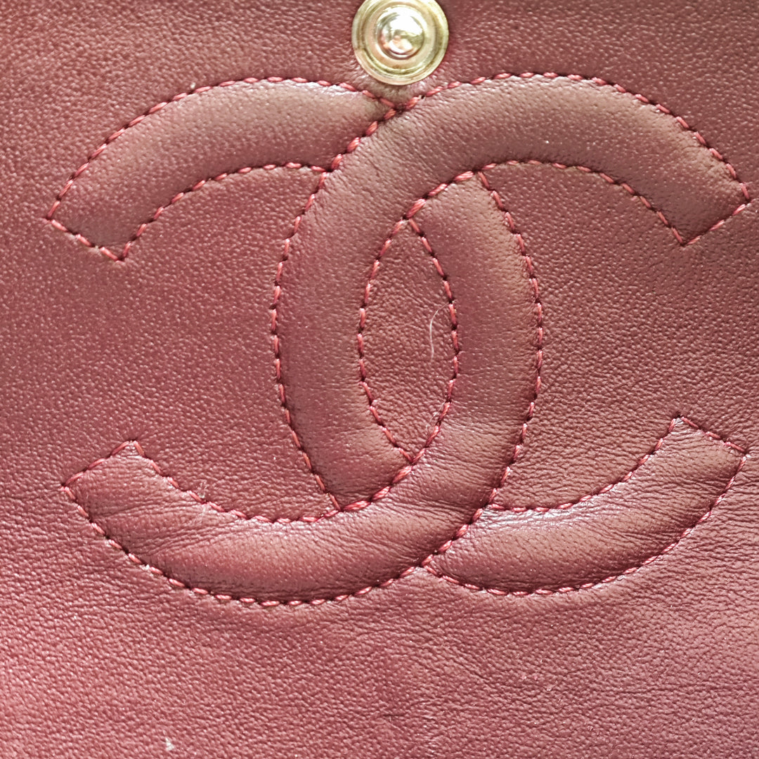 Chanel Medium Classic Cuir d’agneau Double rabat