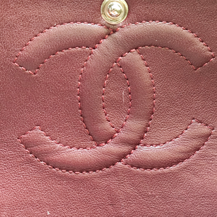 Chanel Medium Classic Cuir d’agneau Double rabat