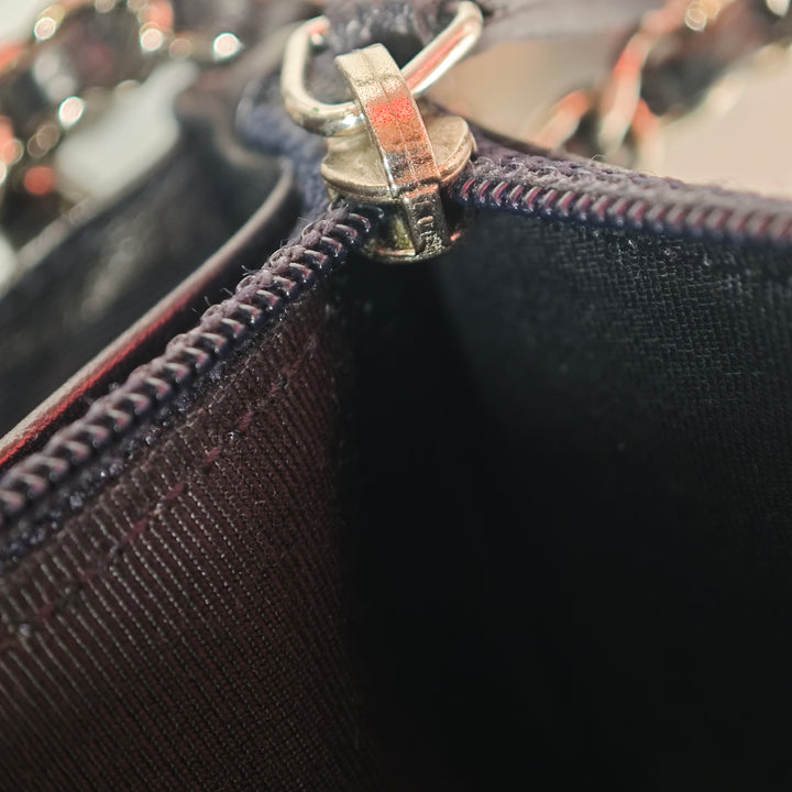 Chanel CC Matelassé Caviar Wallet on Chain