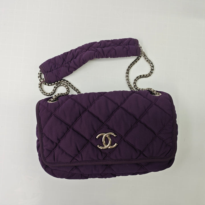 Chanel Small Matelassé Nylon Bubble à rabat