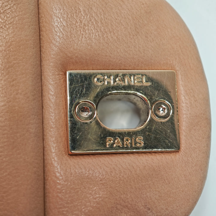 Chanel Medium Classic Cuir d’agneau Double rabat
