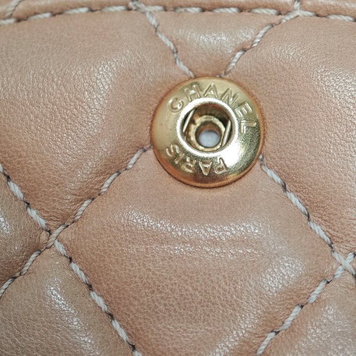 Chanel Medium Classic Cuir d’agneau Double rabat