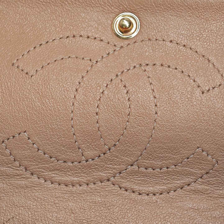 Chanel Medium Classic Cuir d’agneau Double rabat