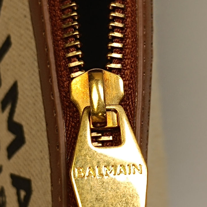 Balmain Mini Toile B Army Logo Sac