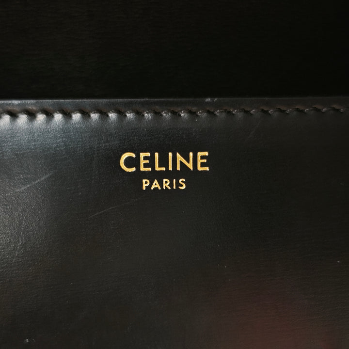 Celine brillant Cuir de veau Triomphe Claude Sac bandoulière