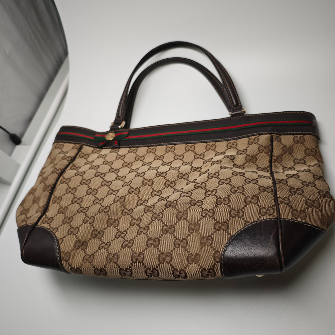Gucci GG Toile Web Mayfair Cabas