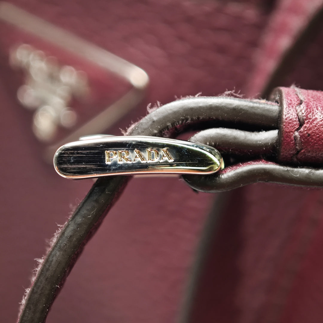 Prada Vitello Daino Double Handle Cabas
