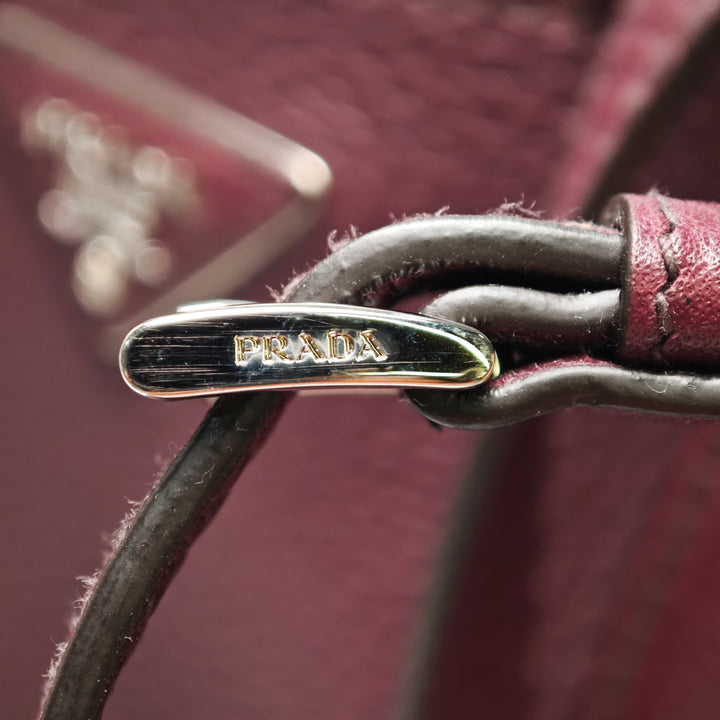 Prada Vitello Daino Double Handle Cabas
