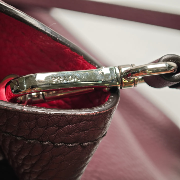 Prada Vitello Daino Double Handle Cabas