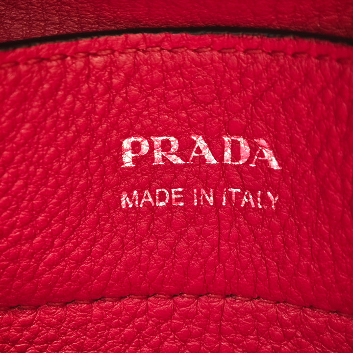 Prada Vitello Daino Double Handle Cabas