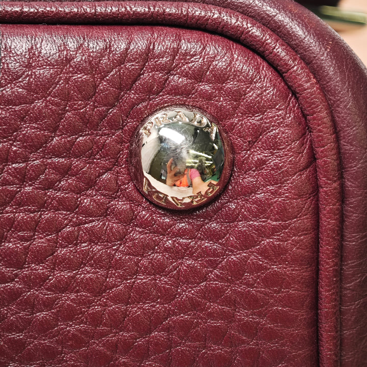 Prada Vitello Daino Double Handle Cabas