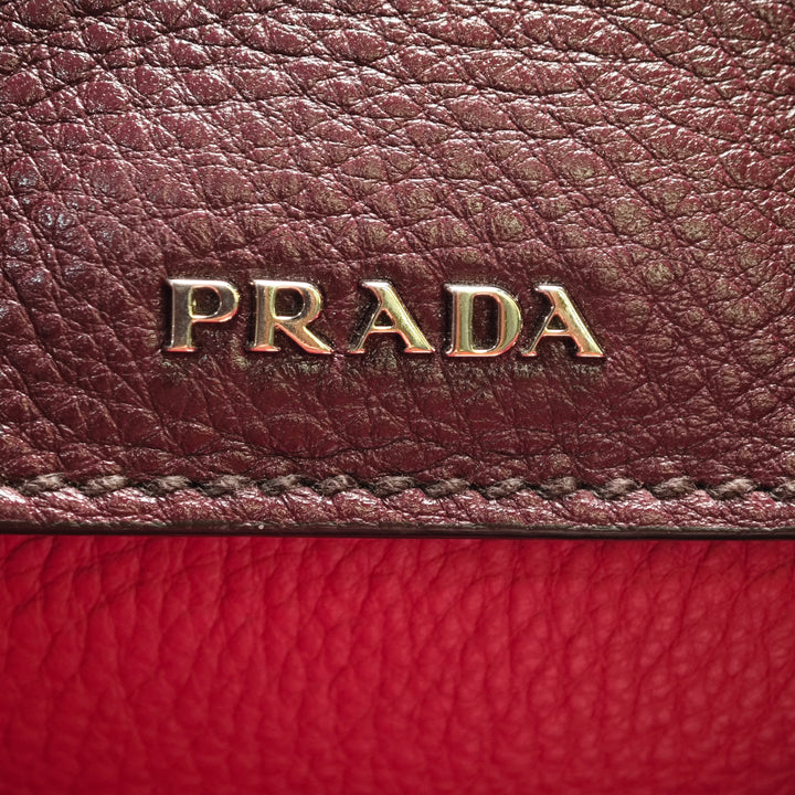 Prada Vitello Daino Double Handle Cabas