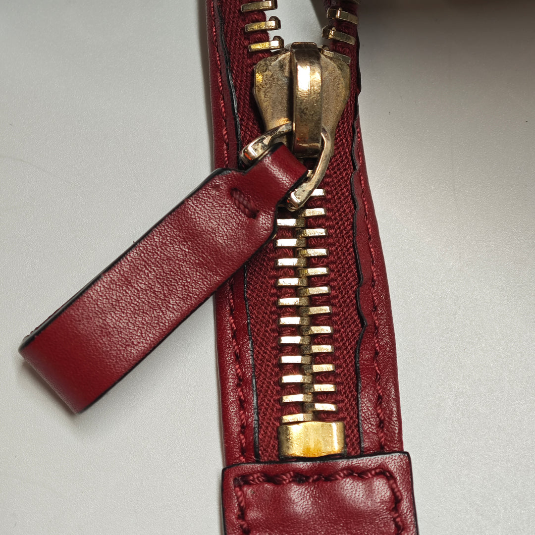 Valentino Medium Cuir Rockstud Double Handle Cabas