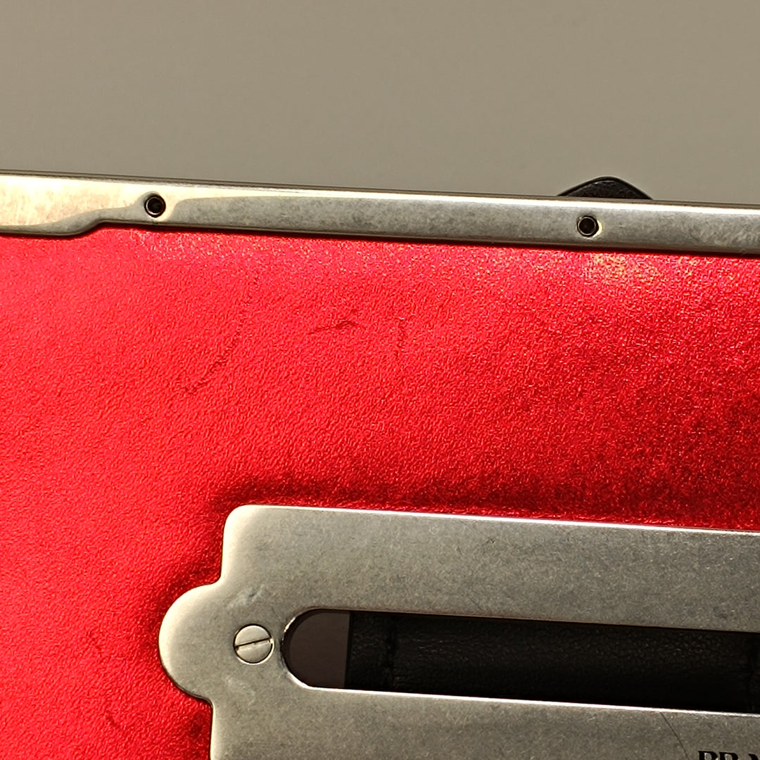 Prada Saffiano à finitions Metallic Vitello Cahier Sac