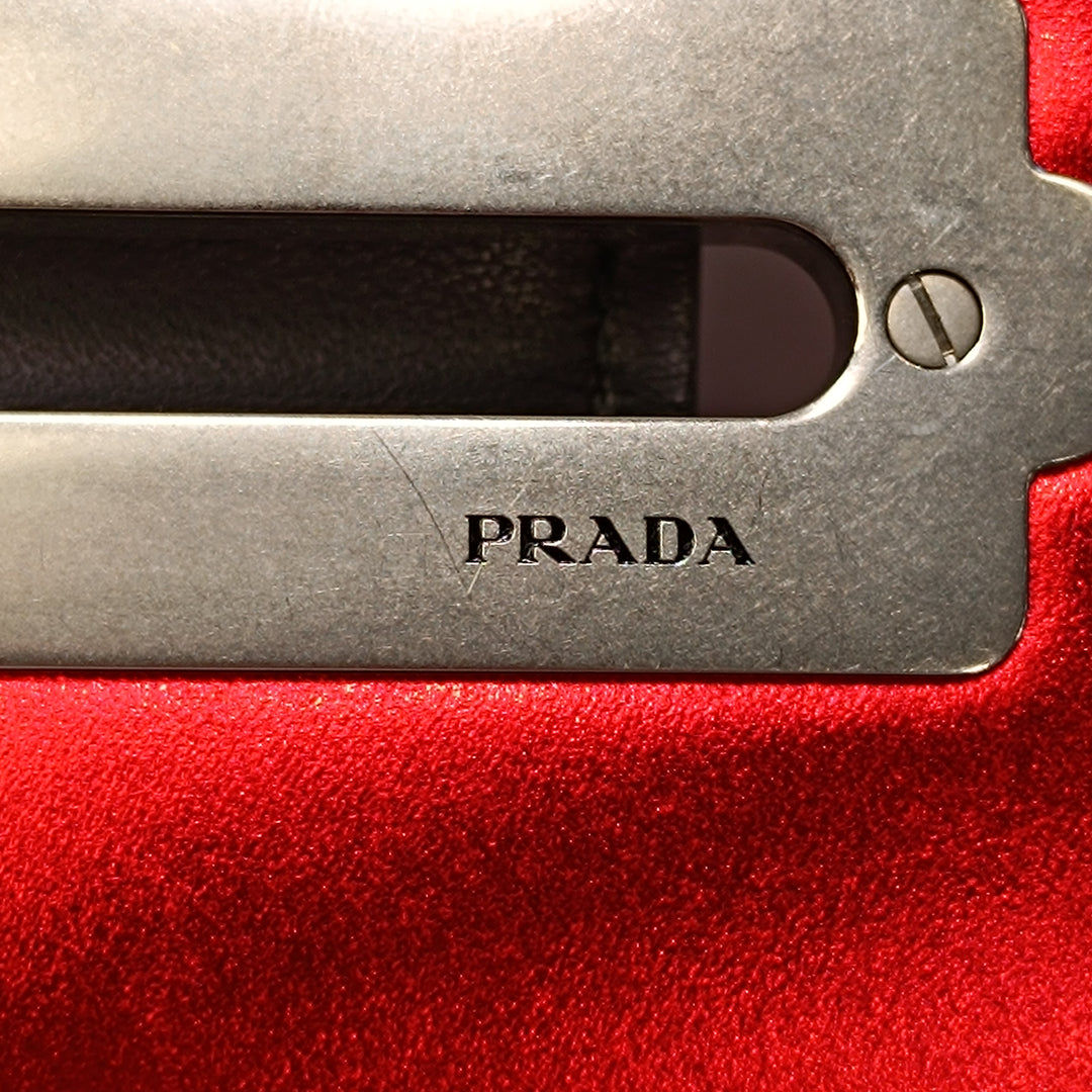 Prada Saffiano à finitions Metallic Vitello Cahier Sac