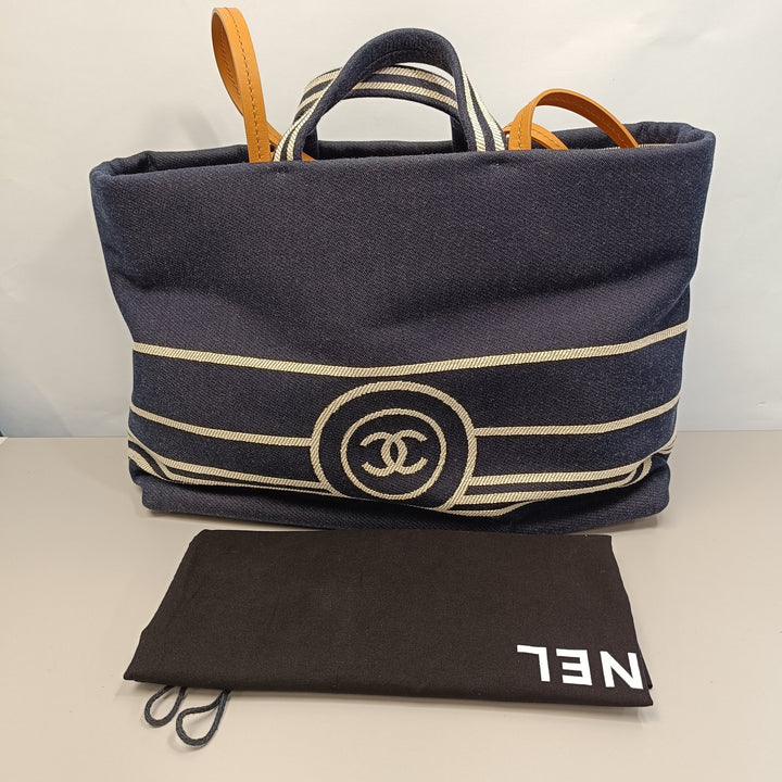 Chanel CC Large Jean Shopping Cabas