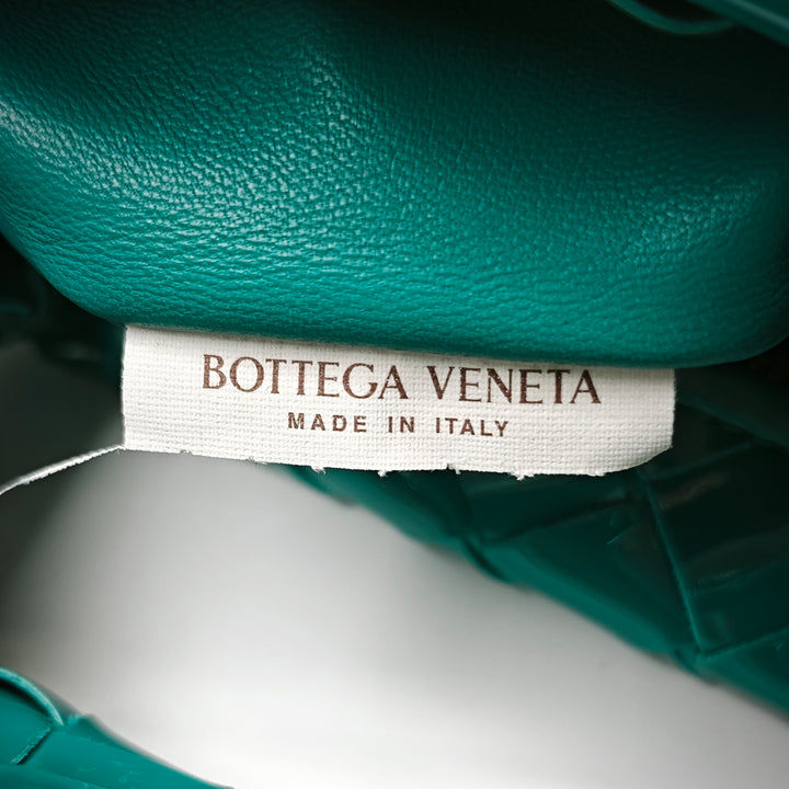 Bottega Veneta Mini Cuir verni Intrecciato Jodie