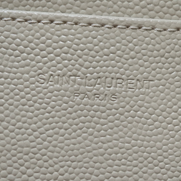 Saint Laurent Grain De Poudre Chevron Monogram Bill Pochette