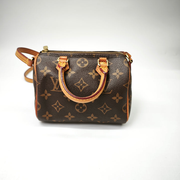 Louis Vuitton Monogram Nano Speedy Bandouliere