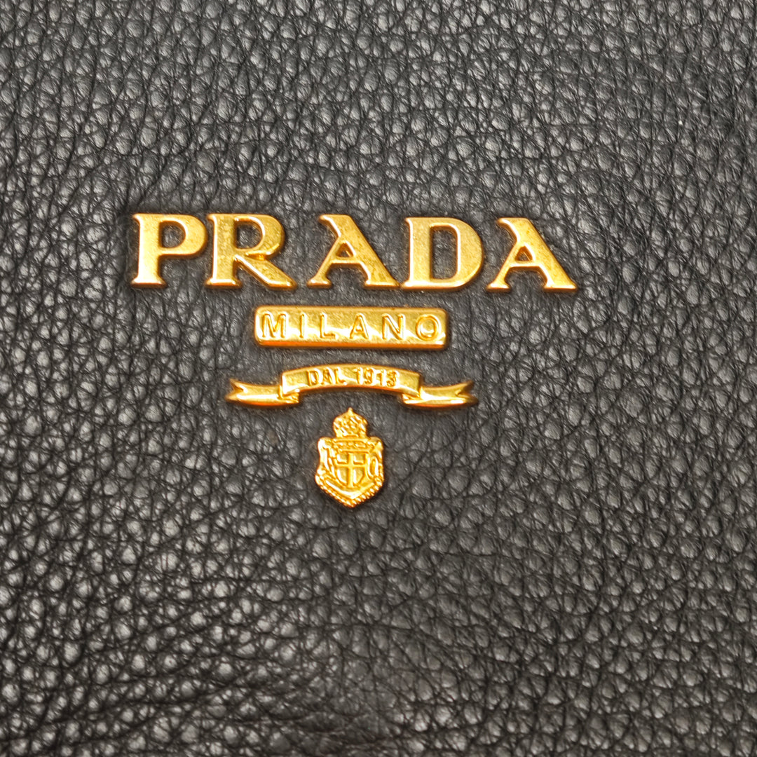 Prada Vitello Daino Zip Top Sac
