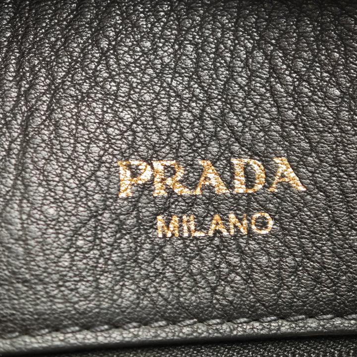 Prada Vitello Daino Zip Top Sac