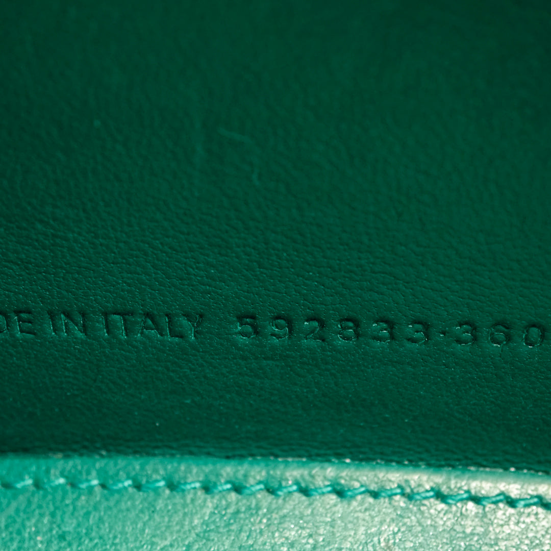 Balenciaga Croc embossé Cuir de veau Hourglass sac à anse supérieure XS
