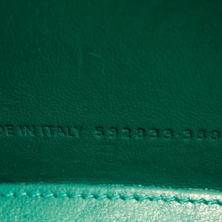 Balenciaga Croc embossé Cuir de veau Hourglass sac à anse supérieure XS