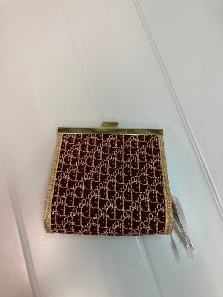 Dior Diorissimo Trotter Toile Kiss Lock Coin Pochette