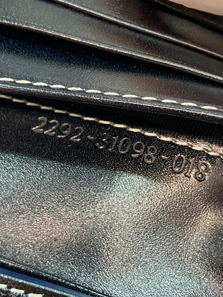 Fendi Zucchino Toile Trifold Portefeuille