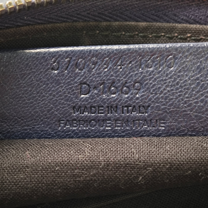 Balenciaga Cuir d’agneau Motocross Giant 12 Zip Around Flat Pochette