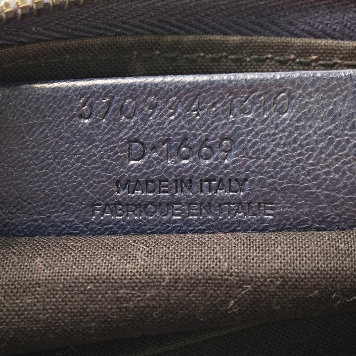 Balenciaga Cuir d’agneau Motocross Giant 12 Zip Around Flat Pochette