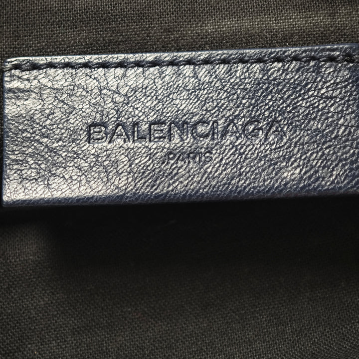 Balenciaga Cuir d’agneau Motocross Giant 12 Zip Around Flat Pochette